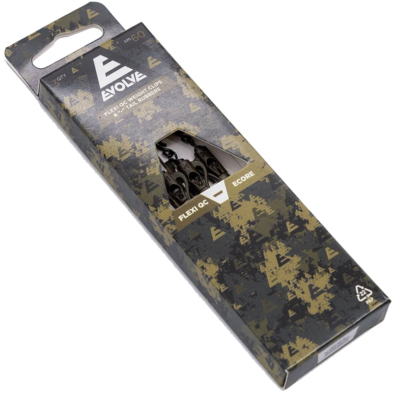 Evolve Tackle Flexi QC Weight Clips & - Tail Rubbers Ready Tied Leaders